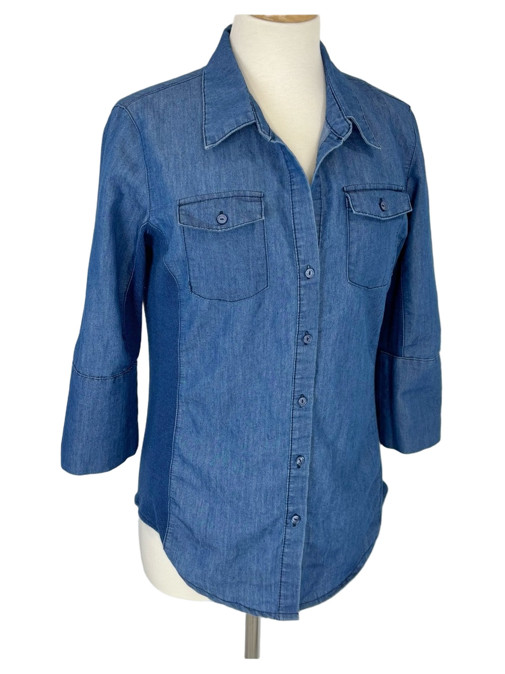 Cavalini blue button-down shirt
